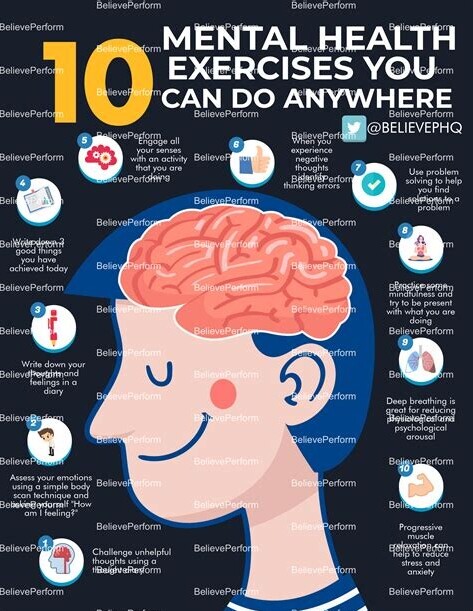 Mental health exercises 